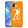 ילד סקייטבורד כיסוי מגן קשיח בעיצוב אישי עם השם שלך ל Xiaomi Mi 11 Lite יחידה אחת סקרין מובייל