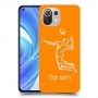 שחקן כדורעף כיסוי מגן קשיח בעיצוב אישי עם השם שלך ל Xiaomi Mi 11 Lite יחידה אחת סקרין מובייל