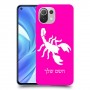 עקרב כיסוי מגן קשיח בעיצוב אישי עם השם שלך ל Xiaomi Mi 11 Lite יחידה אחת סקרין מובייל