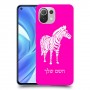 זברה כיסוי מגן קשיח בעיצוב אישי עם השם שלך ל Xiaomi Mi 11 Lite יחידה אחת סקרין מובייל
