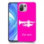 חצוצרה כיסוי מגן קשיח בעיצוב אישי עם השם שלך ל Xiaomi Mi 11 Lite יחידה אחת סקרין מובייל