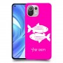 דגים כיסוי מגן קשיח בעיצוב אישי עם השם שלך ל Xiaomi Mi 11 Lite יחידה אחת סקרין מובייל