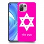 מגן דוד - ישראל כיסוי מגן קשיח בעיצוב אישי עם השם שלך ל Xiaomi Mi 11 Lite יחידה אחת סקרין מובייל