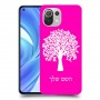 עץ כיסוי מגן קשיח בעיצוב אישי עם השם שלך ל Xiaomi Mi 11 Lite יחידה אחת סקרין מובייל
