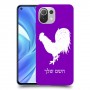 תרנגול כיסוי מגן קשיח בעיצוב אישי עם השם שלך ל Xiaomi Mi 11 Lite יחידה אחת סקרין מובייל