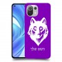 זאב כיסוי מגן קשיח בעיצוב אישי עם השם שלך ל Xiaomi Mi 11 Lite יחידה אחת סקרין מובייל
