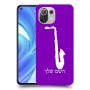 סקספון כיסוי מגן קשיח בעיצוב אישי עם השם שלך ל Xiaomi Mi 11 Lite יחידה אחת סקרין מובייל