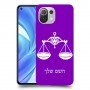 מאזניים כיסוי מגן קשיח בעיצוב אישי עם השם שלך ל Xiaomi Mi 11 Lite יחידה אחת סקרין מובייל