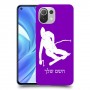 סקִי כיסוי מגן קשיח בעיצוב אישי עם השם שלך ל Xiaomi Mi 11 Lite יחידה אחת סקרין מובייל