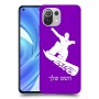 סנובורד כיסוי מגן קשיח בעיצוב אישי עם השם שלך ל Xiaomi Mi 11 Lite יחידה אחת סקרין מובייל