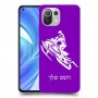 אופנוע שלג כיסוי מגן קשיח בעיצוב אישי עם השם שלך ל Xiaomi Mi 11 Lite יחידה אחת סקרין מובייל