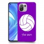כדורעף - כדור כיסוי מגן קשיח בעיצוב אישי עם השם שלך ל Xiaomi Mi 11 Lite יחידה אחת סקרין מובייל