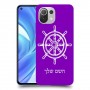 הגה - קפטן - ים כיסוי מגן קשיח בעיצוב אישי עם השם שלך ל Xiaomi Mi 11 Lite יחידה אחת סקרין מובייל