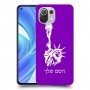 פסל החירות כיסוי מגן קשיח בעיצוב אישי עם השם שלך ל Xiaomi Mi 11 Lite יחידה אחת סקרין מובייל