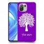 עץ כיסוי מגן קשיח בעיצוב אישי עם השם שלך ל Xiaomi Mi 11 Lite יחידה אחת סקרין מובייל