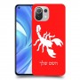 עקרב כיסוי מגן קשיח בעיצוב אישי עם השם שלך ל Xiaomi Mi 11 Lite יחידה אחת סקרין מובייל