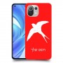 ציפור לבלוע כיסוי מגן קשיח בעיצוב אישי עם השם שלך ל Xiaomi Mi 11 Lite יחידה אחת סקרין מובייל