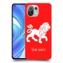 אריה כיסוי מגן קשיח בעיצוב אישי עם השם שלך ל Xiaomi Mi 11 Lite יחידה אחת סקרין מובייל