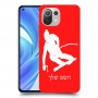 סקִי כיסוי מגן קשיח בעיצוב אישי עם השם שלך ל Xiaomi Mi 11 Lite יחידה אחת סקרין מובייל