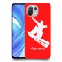 סנובורד כיסוי מגן קשיח בעיצוב אישי עם השם שלך ל Xiaomi Mi 11 Lite יחידה אחת סקרין מובייל
