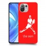 שחקן טניס כיסוי מגן קשיח בעיצוב אישי עם השם שלך ל Xiaomi Mi 11 Lite יחידה אחת סקרין מובייל