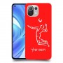 שחקן כדורעף כיסוי מגן קשיח בעיצוב אישי עם השם שלך ל Xiaomi Mi 11 Lite יחידה אחת סקרין מובייל