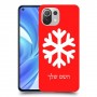 שלג כיסוי מגן קשיח בעיצוב אישי עם השם שלך ל Xiaomi Mi 11 Lite יחידה אחת סקרין מובייל