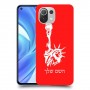 פסל החירות כיסוי מגן קשיח בעיצוב אישי עם השם שלך ל Xiaomi Mi 11 Lite יחידה אחת סקרין מובייל
