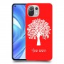 עץ כיסוי מגן קשיח בעיצוב אישי עם השם שלך ל Xiaomi Mi 11 Lite יחידה אחת סקרין מובייל