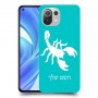עקרב כיסוי מגן קשיח בעיצוב אישי עם השם שלך ל Xiaomi Mi 11 Lite יחידה אחת סקרין מובייל