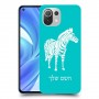 זברה כיסוי מגן קשיח בעיצוב אישי עם השם שלך ל Xiaomi Mi 11 Lite יחידה אחת סקרין מובייל