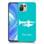 חצוצרה כיסוי מגן קשיח בעיצוב אישי עם השם שלך ל Xiaomi Mi 11 Lite יחידה אחת סקרין מובייל