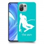 סקִי כיסוי מגן קשיח בעיצוב אישי עם השם שלך ל Xiaomi Mi 11 Lite יחידה אחת סקרין מובייל