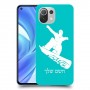 סנובורד כיסוי מגן קשיח בעיצוב אישי עם השם שלך ל Xiaomi Mi 11 Lite יחידה אחת סקרין מובייל