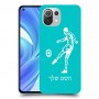 שחקן כדורגל כיסוי מגן קשיח בעיצוב אישי עם השם שלך ל Xiaomi Mi 11 Lite יחידה אחת סקרין מובייל