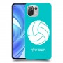 כדורעף - כדור כיסוי מגן קשיח בעיצוב אישי עם השם שלך ל Xiaomi Mi 11 Lite יחידה אחת סקרין מובייל