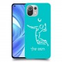 שחקן כדורעף כיסוי מגן קשיח בעיצוב אישי עם השם שלך ל Xiaomi Mi 11 Lite יחידה אחת סקרין מובייל