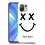 סמיילי כיסוי מגן קשיח בעיצוב אישי עם השם שלך ל Xiaomi Mi 11 Lite יחידה אחת סקרין מובייל