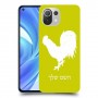 תרנגול כיסוי מגן קשיח בעיצוב אישי עם השם שלך ל Xiaomi Mi 11 Lite יחידה אחת סקרין מובייל