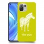 זברה כיסוי מגן קשיח בעיצוב אישי עם השם שלך ל Xiaomi Mi 11 Lite יחידה אחת סקרין מובייל