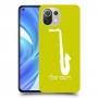 סקספון כיסוי מגן קשיח בעיצוב אישי עם השם שלך ל Xiaomi Mi 11 Lite יחידה אחת סקרין מובייל
