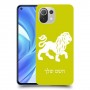 אריה כיסוי מגן קשיח בעיצוב אישי עם השם שלך ל Xiaomi Mi 11 Lite יחידה אחת סקרין מובייל