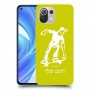 ילד סקייטבורד כיסוי מגן קשיח בעיצוב אישי עם השם שלך ל Xiaomi Mi 11 Lite יחידה אחת סקרין מובייל