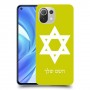 מגן דוד - ישראל כיסוי מגן קשיח בעיצוב אישי עם השם שלך ל Xiaomi Mi 11 Lite יחידה אחת סקרין מובייל