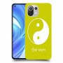 סמל יינג יאנג - סין כיסוי מגן קשיח בעיצוב אישי עם השם שלך ל Xiaomi Mi 11 Lite יחידה אחת סקרין מובייל