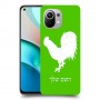 תרנגול כיסוי מגן קשיח בעיצוב אישי עם השם שלך ל Xiaomi Mi 11 יחידה אחת סקרין מובייל