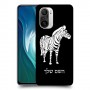 זברה כיסוי מגן קשיח בעיצוב אישי עם השם שלך ל Xiaomi Mi 11i יחידה אחת סקרין מובייל