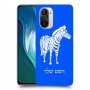 זברה כיסוי מגן קשיח בעיצוב אישי עם השם שלך ל Xiaomi Mi 11i יחידה אחת סקרין מובייל