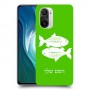 דגים כיסוי מגן קשיח בעיצוב אישי עם השם שלך ל Xiaomi Mi 11i יחידה אחת סקרין מובייל