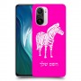 זברה כיסוי מגן קשיח בעיצוב אישי עם השם שלך ל Xiaomi Mi 11i יחידה אחת סקרין מובייל